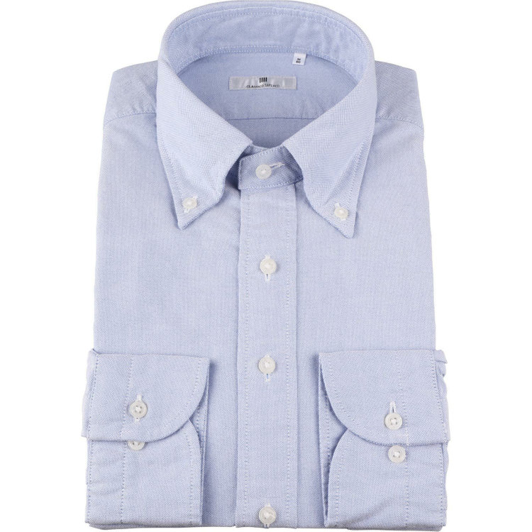 スーツセレクト 【WEB限定/OUTLET】【CLASSICO TAPERED】ボタンダウンドレスワイシャツ/ブルー ブルー系(青)