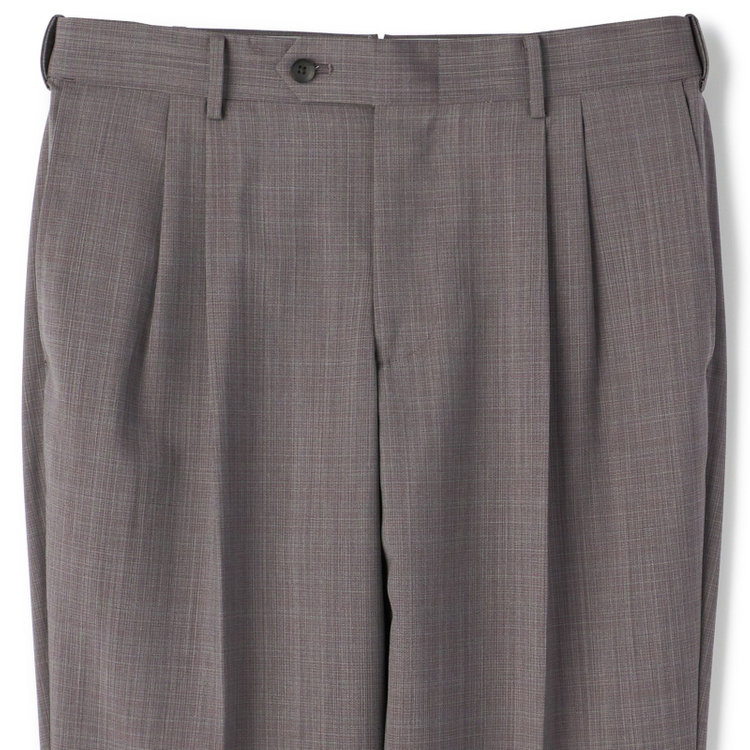 シルバーライン 【CLASSICO TAPERED】【春夏】6釦2掛けダブルスーツ 2タック/グレー/MARZOTTO/※裾上げ必要 茶濃色
