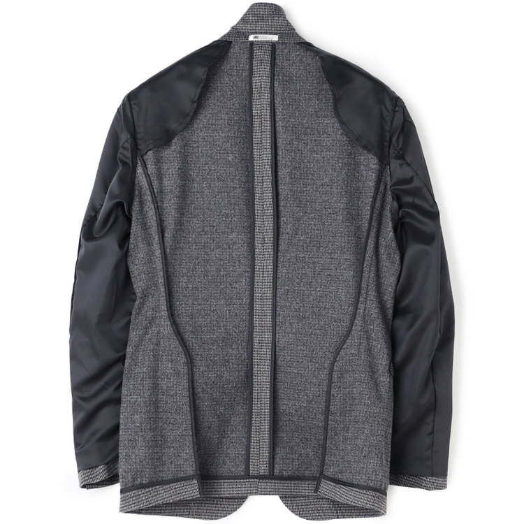 シルバーライン 【5DAYS CLOSET】【RBC】【秋冬】2釦ジャケット/グレー×チェック/パッチポケット グレー中間