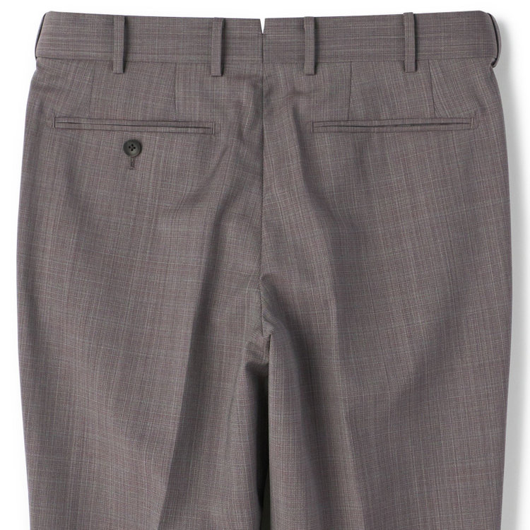 シルバーライン 【CLASSICO TAPERED】【春夏】6釦2掛けダブルスーツ 2タック/グレー/MARZOTTO/※裾上げ必要 茶濃色