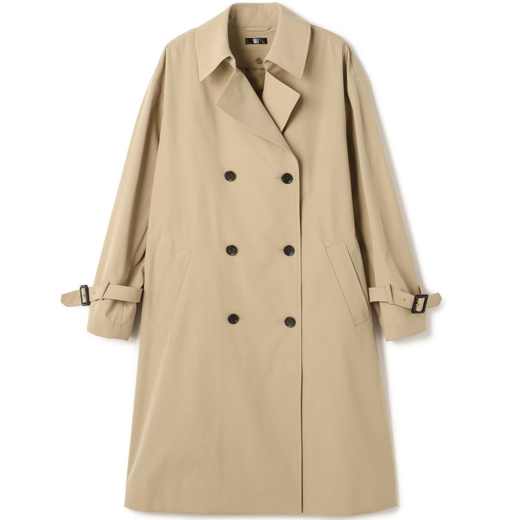 ブラックライン 【発送在庫あり】【BL】【秋冬】ダブルトレンチベルテッドコート/ベージュ 茶淡色
