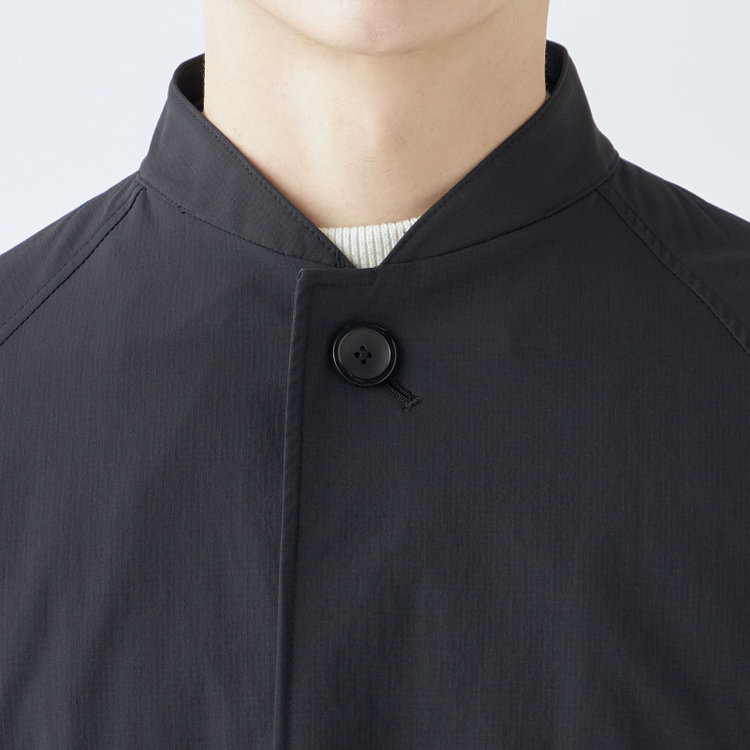 SUIT SELECT　アウトレット 【WEB限定/OUTLET/汚れ・キズ等有】【SL】3WAY スタンドカラーコート/ブラック/WATERPROOF ブラック系(黒)