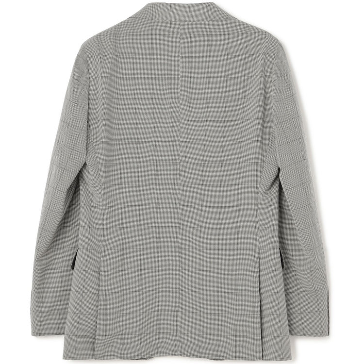 シルバーライン 【CLASSICO TAPERED】【春夏】コーディネートパンツ付き/2釦シングルスーツ 1タック/グレー×チェック+ブラックソリッドパンツ/ウエストムーブ/4S SUSTAINABILITY/BREATH EFFECT AIR/※パンツ裾上げ済仕様 グレー淡色
