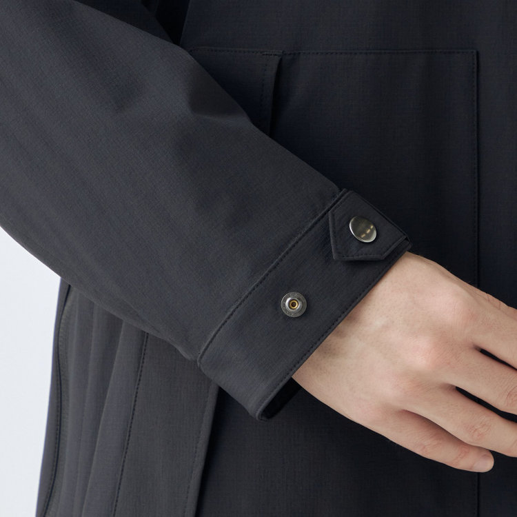 SUIT SELECT　アウトレット 【WEB限定/OUTLET/汚れ・キズ等有】【SL】3WAY スタンドカラーコート/ブラック/WATERPROOF ブラック系(黒)