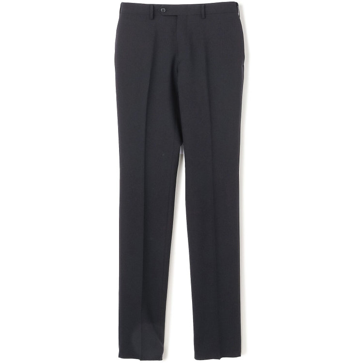 ブラックライン 【SLIM TAPERED】【年間】0タックテーパードパンツ/ブラック×シャドーストライプ/ウエストムーブ/ウォッシャブル/4S SUSTAINABILITY&ECOLOGY FABRIC/※裾上げ必要 黒