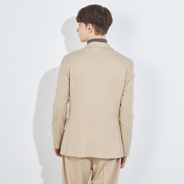 シルバーライン 【RBC】【秋冬】6釦2掛けダブルジャケット/ベージュ/パッチポケット 茶淡色