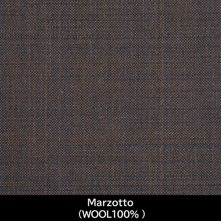 スーツセレクト 【国内縫製】【MEN'S】【パターンオーダー】【CLASSICO TAPERED S】【春夏】スーツ/ブラウン/Marzotto (WOOL100%) 茶中間