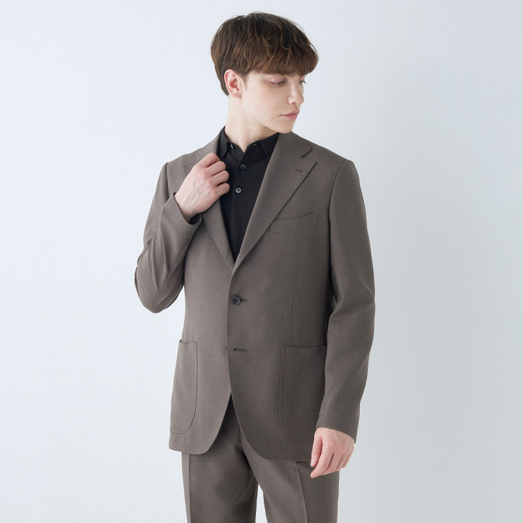 シルバーライン 【RBC】【春夏】3釦段返りジャケット/グレー/パッチポケット/4S SUSTAINABILITY&ECOLOGY FABRIC グレー中間