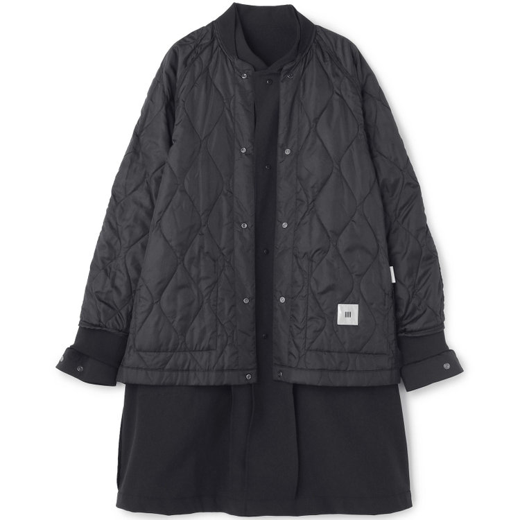SUIT SELECT　アウトレット 【WEB限定/OUTLET/汚れ・キズ等有】【SL】3WAY スタンドカラーコート/ブラック/WATERPROOF ブラック系(黒)