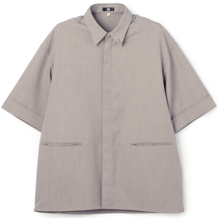 ブラックライン 「TailoredCasual」【春夏】ハーフスリーブシャツ/ブラウン その他
