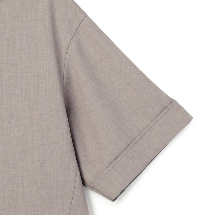ブラックライン 「TailoredCasual」【春夏】ハーフスリーブシャツ/ブラウン その他