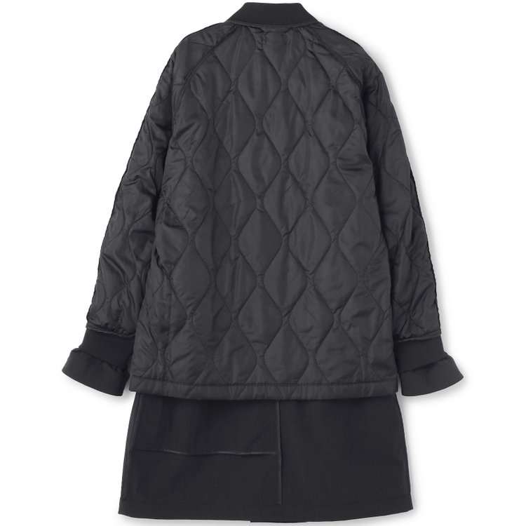 SUIT SELECT　アウトレット 【WEB限定/OUTLET/汚れ・キズ等有】【SL】3WAY スタンドカラーコート/ブラック/WATERPROOF ブラック系(黒)