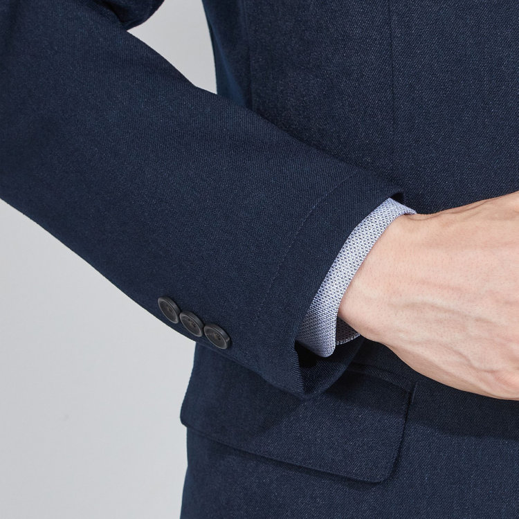 ソノタ 【BLACK LINE】【秋冬】2釦ジャケット/ネイビー 紺中間