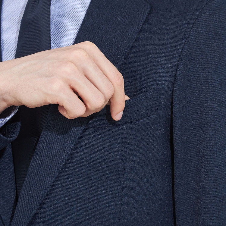 ソノタ 【BLACK LINE】【秋冬】2釦ジャケット/ネイビー 紺中間