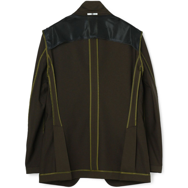 シルバーライン 【発送在庫あり】【CLASSICO TAPERED】【春夏】2釦シングルジャケット/カーキ/パッチポケット/4S SUSTAINABILITY&ECOLOGY FABRIC/RIRANCHA 黄淡色