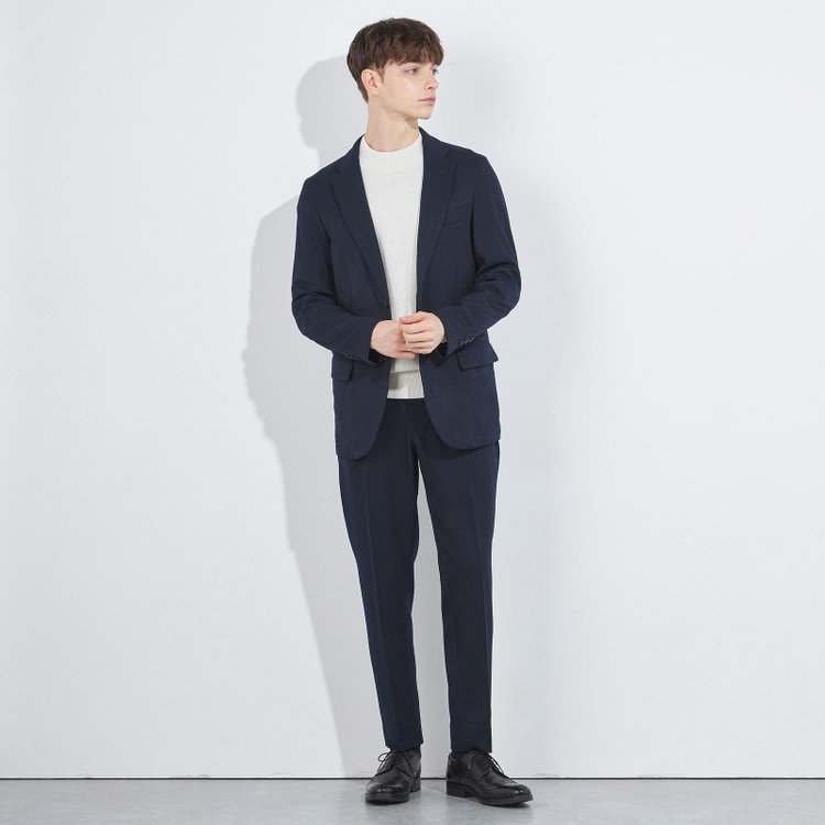 ソノタ 【BLACK LINE】【秋冬】2釦ジャケット/ネイビー 紺中間