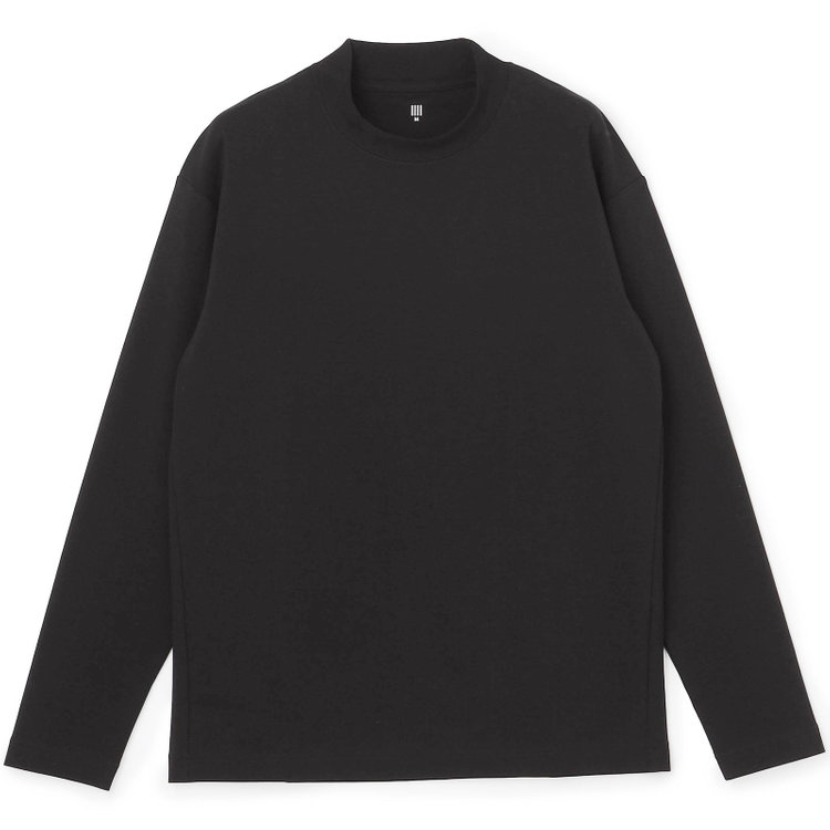 スーツセレクト 【RBC】クルーネックロングTシャツ/ブラック/「吸汗速乾」「接触冷感」「UV加工」 黒