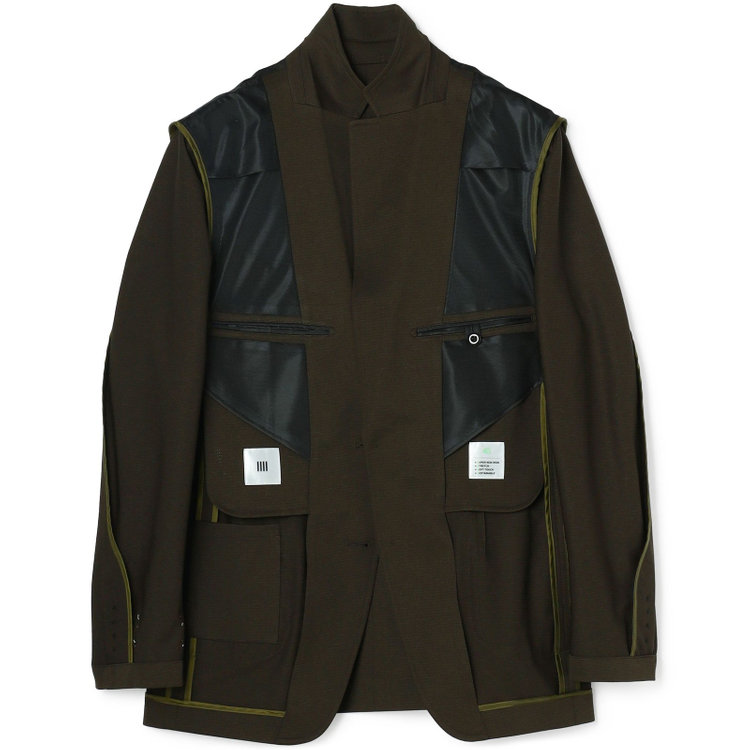 シルバーライン 【発送在庫あり】【CLASSICO TAPERED】【春夏】2釦シングルジャケット/カーキ/パッチポケット/4S SUSTAINABILITY&ECOLOGY FABRIC/RIRANCHA 黄淡色