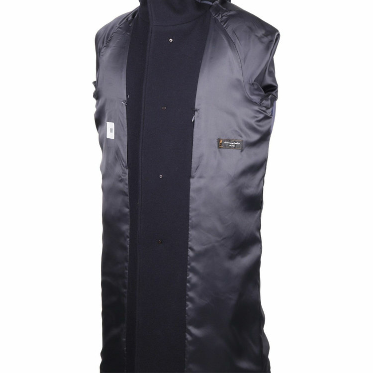 スーツセレクト 【WEB限定/OUTLET】【RBC】メルトンフーデットコート/ネイビー/比翼仕様/Premium Quality JAPAN BISHU ネイビー系(紺)