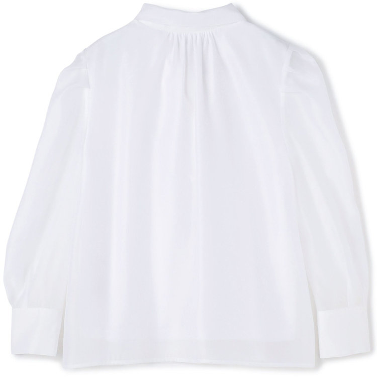スーツセレクト 【Lady Like BLOUSE】【長袖】ボウタイブラウス/ホワイト 白