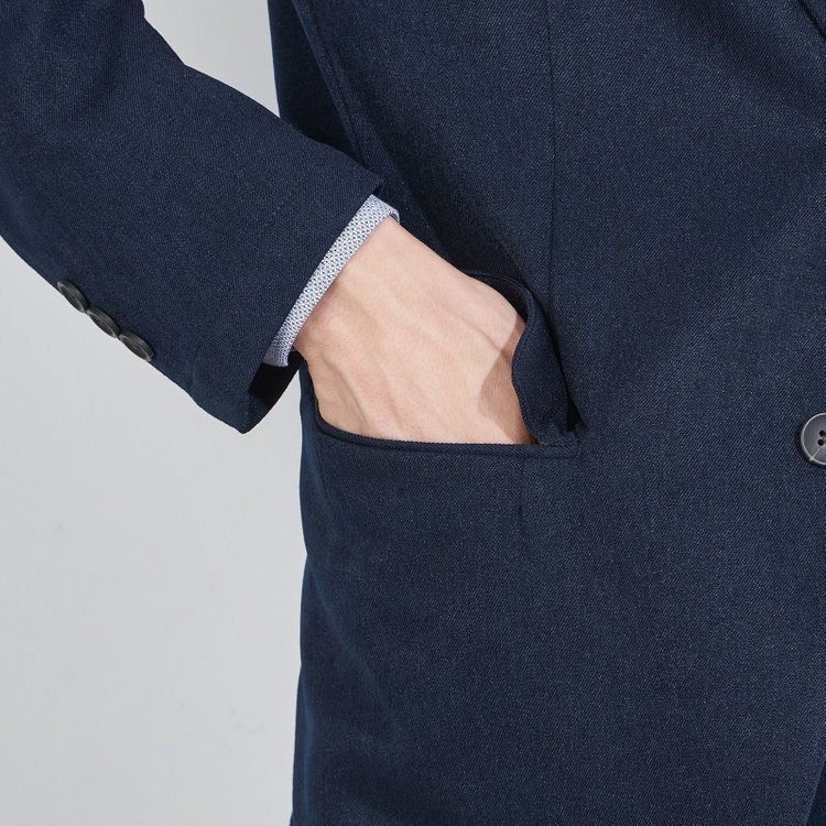 ソノタ 【BLACK LINE】【秋冬】2釦ジャケット/ネイビー 紺中間