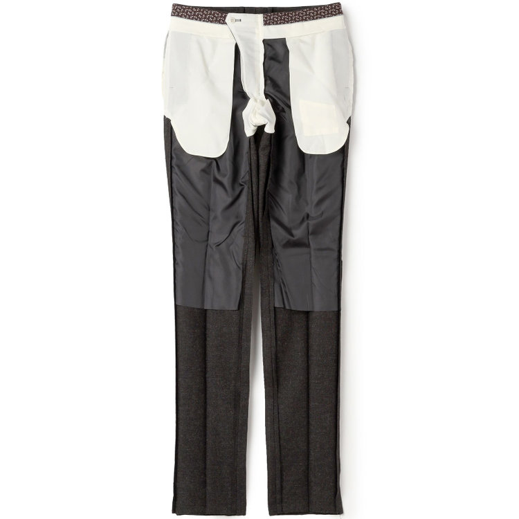 シルバーライン 【CLASSICO TAPERED】【秋冬】2釦シングルスーツ 1タック/ブラウン×グレンチェック/RE:NEWOOL/※裾上げ必要 茶中間