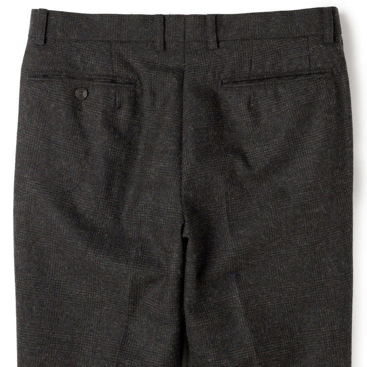 シルバーライン 【CLASSICO TAPERED】【秋冬】2釦シングルスーツ 1タック/ブラウン×グレンチェック/RE:NEWOOL/※裾上げ必要 茶中間