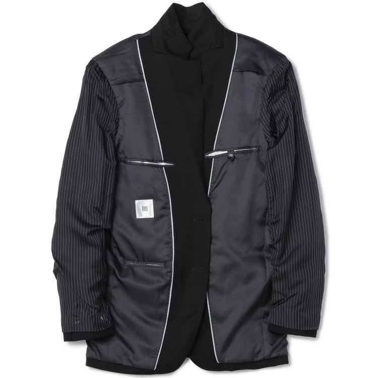 シルバーライン 【CLASSICO TAPERED】【年間】【フォーマル対応可】2釦シングルフォーマルスーツ 1タック/ブラック×ソリッド/BISHU JAPAN FABRIC Super100's/ウエストサイドアジャスター仕様/※裾上げ必要 黒