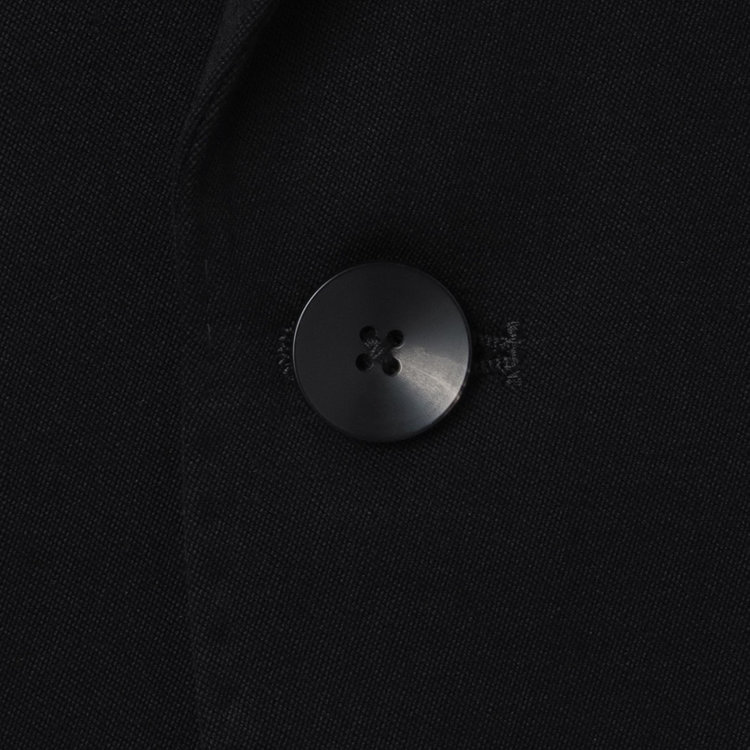 シルバーライン 【CLASSICO TAPERED】【年間】【フォーマル対応可】2釦シングルフォーマルスーツ 1タック/ブラック×ソリッド/BISHU JAPAN FABRIC Super100's/ウエストサイドアジャスター仕様/※裾上げ必要 黒