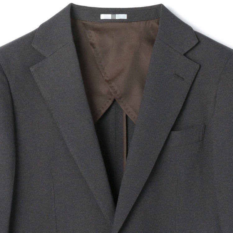 シルバーライン 【CLASSICO TAPERED】【秋冬】2釦シングルスリーピーススーツ 1タックテーパードパンツ/グレー/ウエストムーブ/4S SUSTAINABILITY&ECOLOGY FABRIC/※パンツ裾上げ済仕様 グレー中間