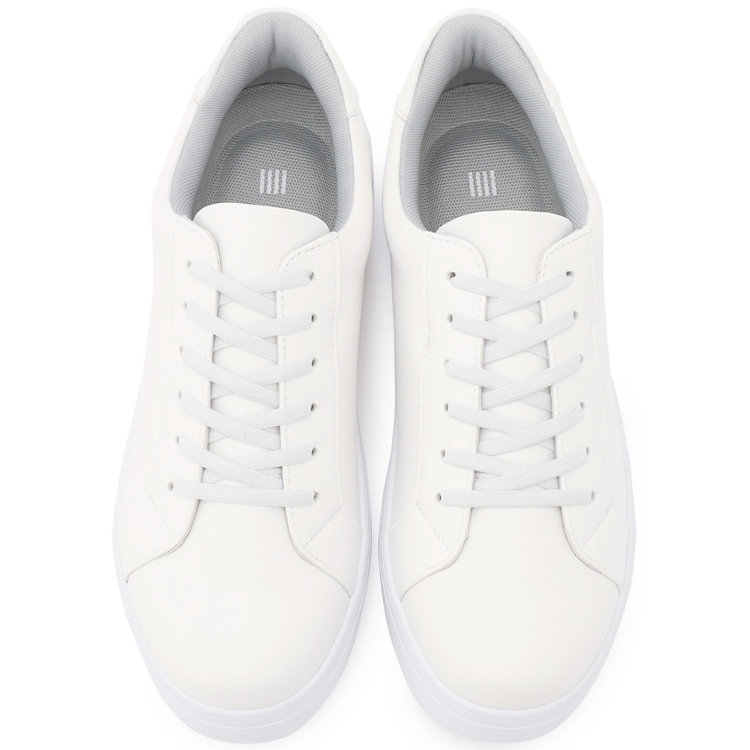 スーツセレクト 【RBC】Bizスニーカー ノーハンズ仕様！ビジカジ・インターン対応/ホワイト 白