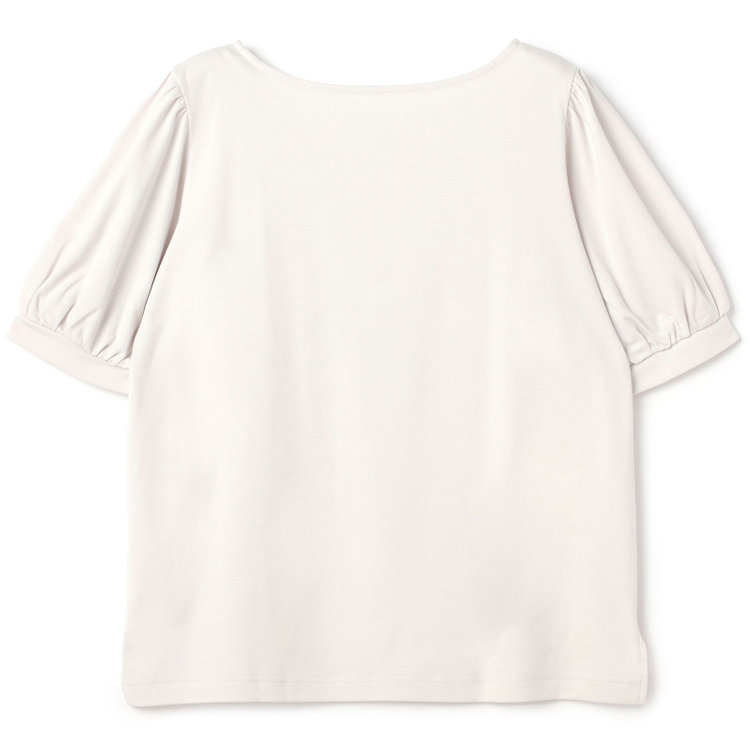 シルバーライン 【SILVER LINE/5分袖】パフスリーブカットソー/ベージュ 茶淡色