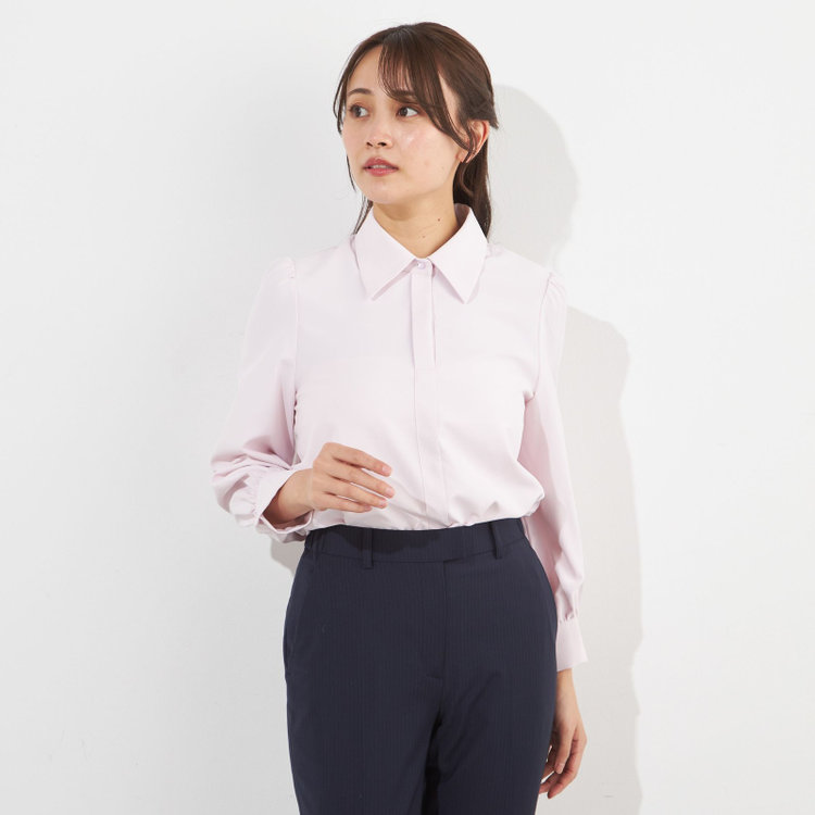 サマンサ 【SUIT SELECT×Samantha Thavasa】【長袖】2WAYボウタイブラウス/ピンク 赤淡色