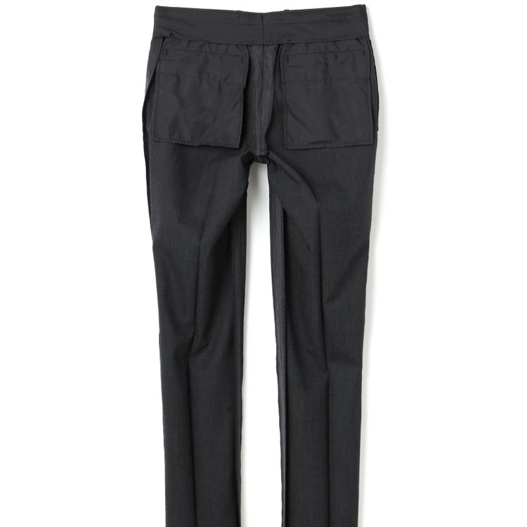 ブラックライン 【KSW】【年間】2釦シングルスーツ 0タック/グレー/ウエストムーブ/MOVING STRETCH/※裾上げ必要 グレー濃色