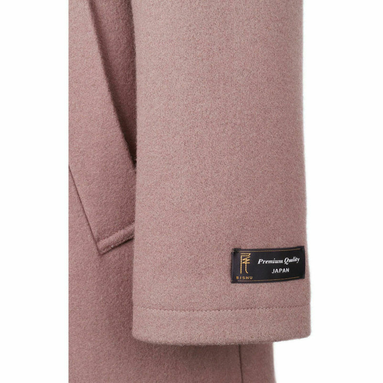 スーツセレクト 【WEB限定/OUTLET】【RBC】メルトンフーデットコート/アンバーベージュ/比翼仕様/Premium Quality JAPAN BISHU ブラウン系(茶)