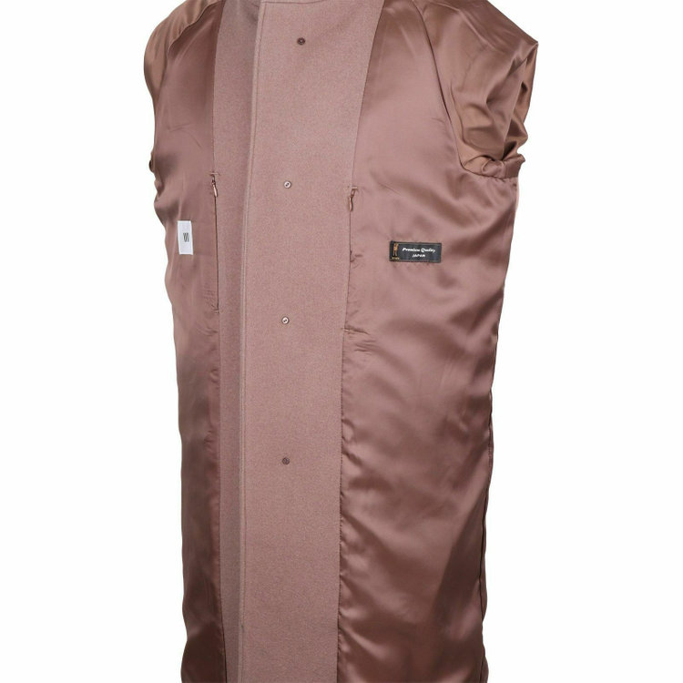 スーツセレクト 【WEB限定/OUTLET】【RBC】メルトンフーデットコート/アンバーベージュ/比翼仕様/Premium Quality JAPAN BISHU ブラウン系(茶)