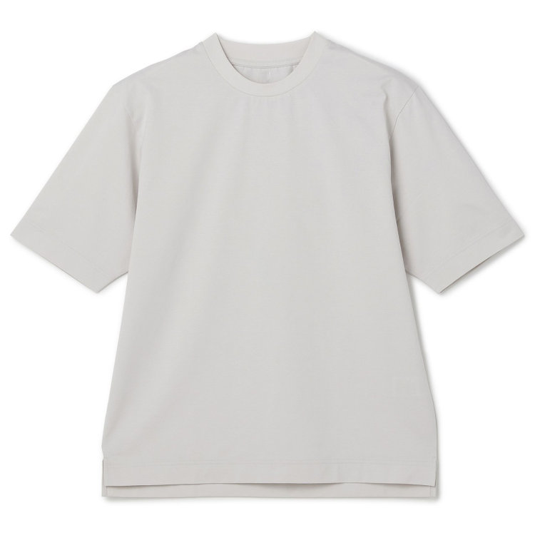 シルバーライン 【SILVER LINE】【半袖】グレー/ クルーネック/ 酷暑対策Tシャツ「FREEZETECH 氷撃」冷感PRINT グレー中間