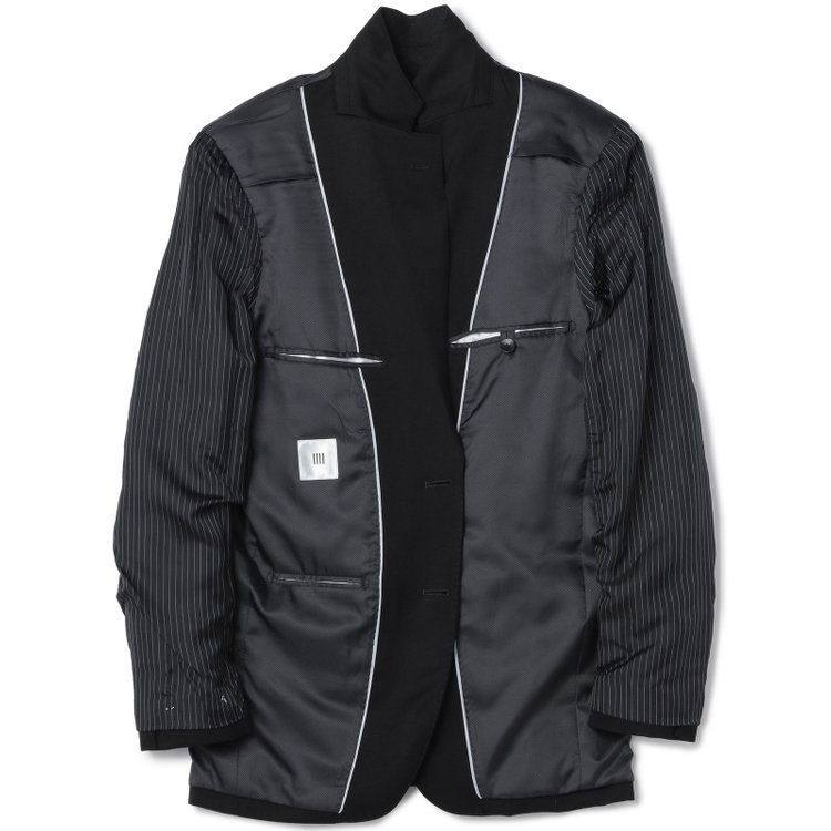 SUIT SELECT　アウトレット 【WEB限定/OUTLET/汚れ・キズ等有】【CLASSICO TAPERED】【年間】【フォーマル対応可】2釦シングルフォーマルスーツ 1タック/ブラック×ソリッド/ウエストサイドアジャスター仕様/※裾上げ必要 黒