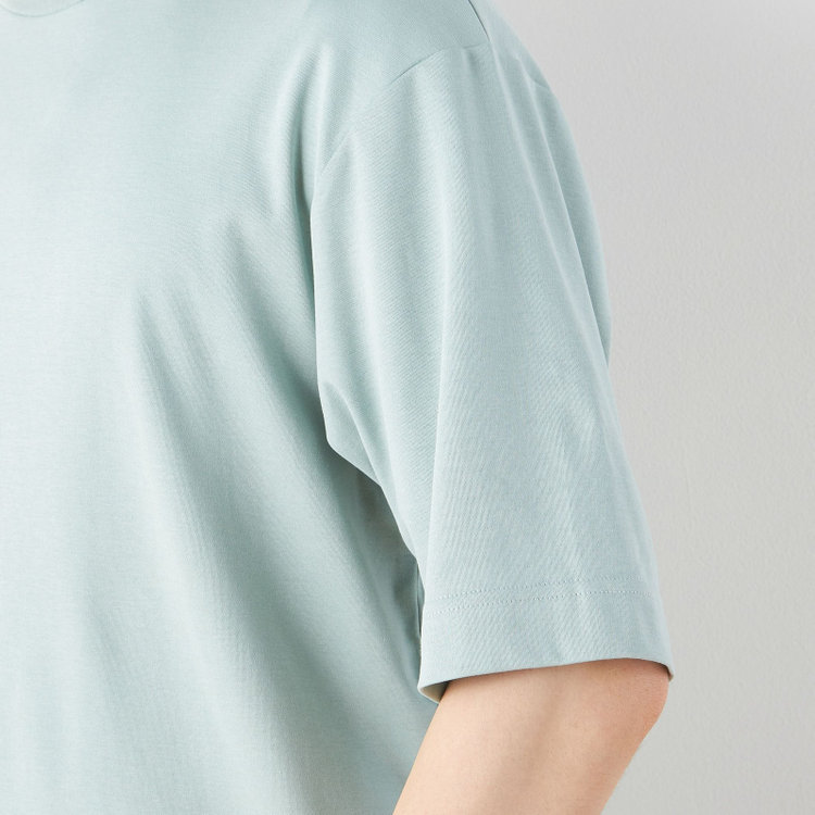 シルバーライン 【スーツ屋が作った】BIZ Tシャツ/ミント 緑淡色