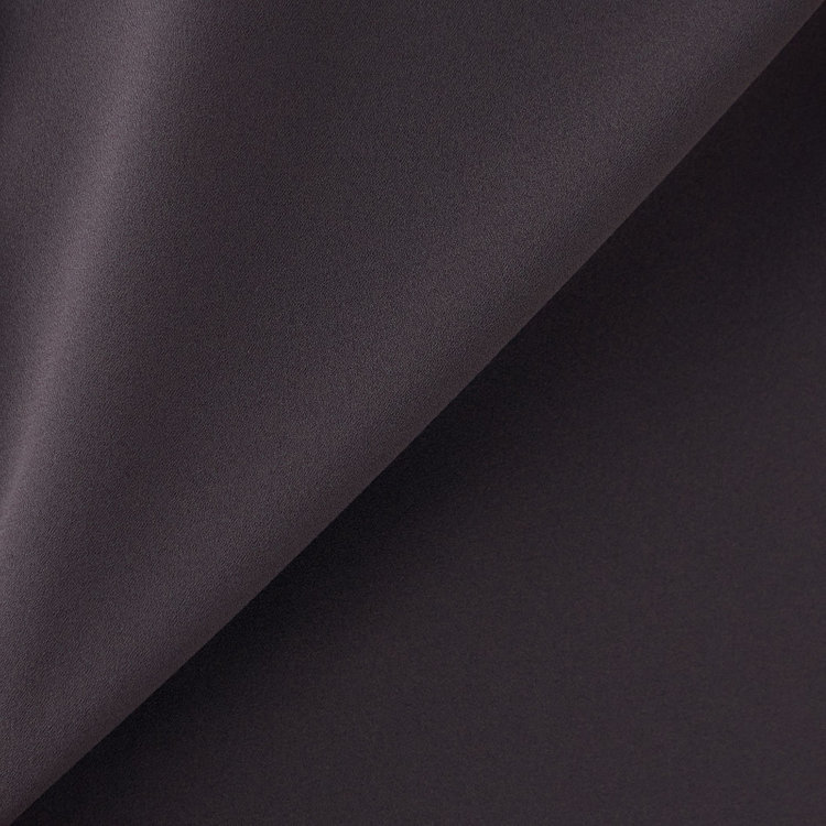 シルバーライン 【SILVER LINE/5分袖】バンドカラーブラウス/ブラウン 茶中間