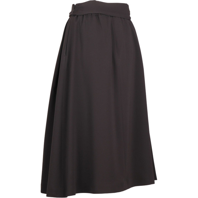 ブラックライン 【WEB限定/OUTLET】【SL】【春夏】フレアスカート/ブラック/ウォッシャブル ブラック系(黒)