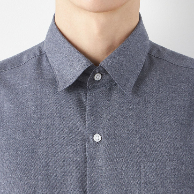 スーツセレクト 【RBC/長袖】シャツ/ネイビー 紺中間