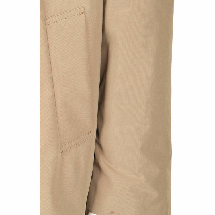 ブラックライン 【WEB限定/OUTLET】【SL】コットンブレンド バルカラーラグランコート/サンドブラウン×ソリッド/MOBILE HEAT ブラウン系(茶)