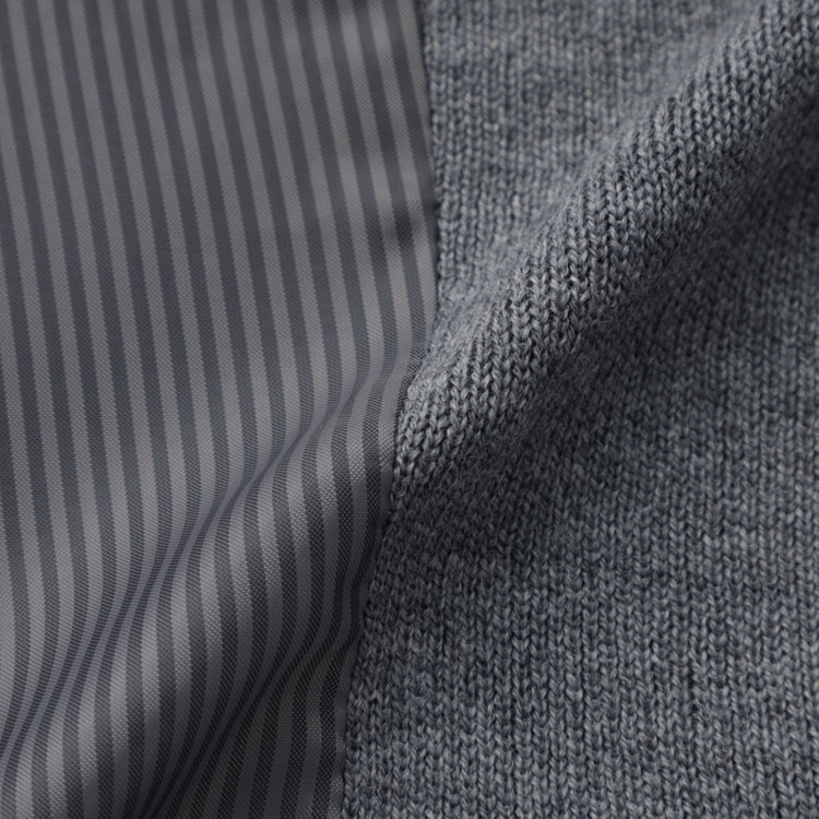 スーツセレクト 【RBC】【秋冬】ミラノリブ ニットダブルジレ(ベスト)/グレー グレー中間