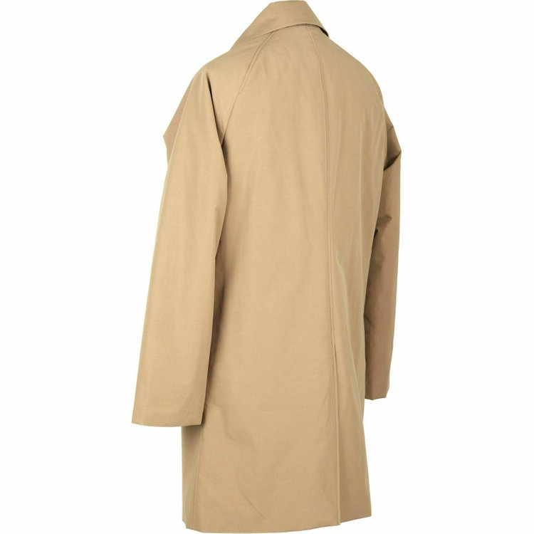 ブラックライン 【WEB限定/OUTLET】【SL】コットンブレンド バルカラーラグランコート/サンドブラウン×ソリッド/MOBILE HEAT ブラウン系(茶)