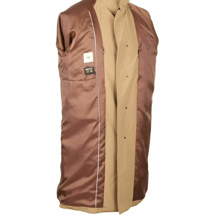 ブラックライン 【WEB限定/OUTLET】【SL】コットンブレンド バルカラーラグランコート/サンドブラウン×ソリッド/MOBILE HEAT ブラウン系(茶)