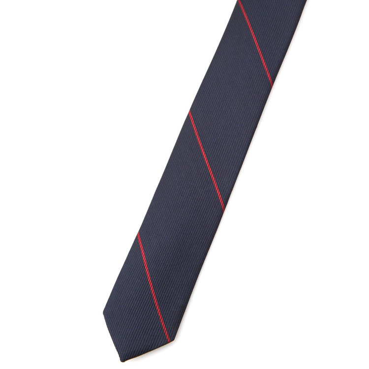 シルバーライン 【SILVER LINE】シルクブレンドストライプネクタイ 8.0cm幅/ネイビー+ワイン その他