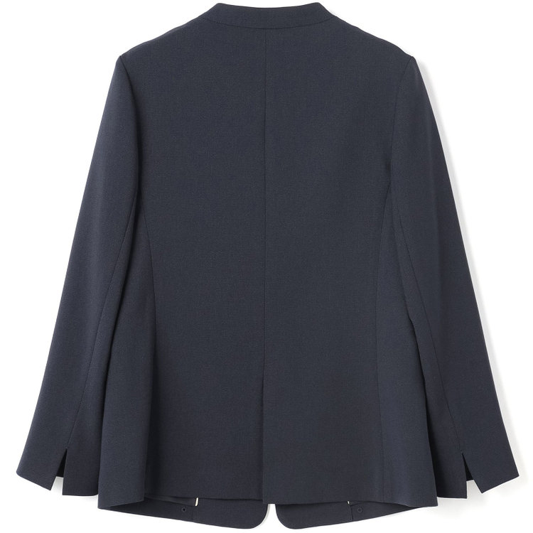 シルバーライン 【SL】【年間】ノーカラージャケット/ネイビー/シルバー釦 紺中間