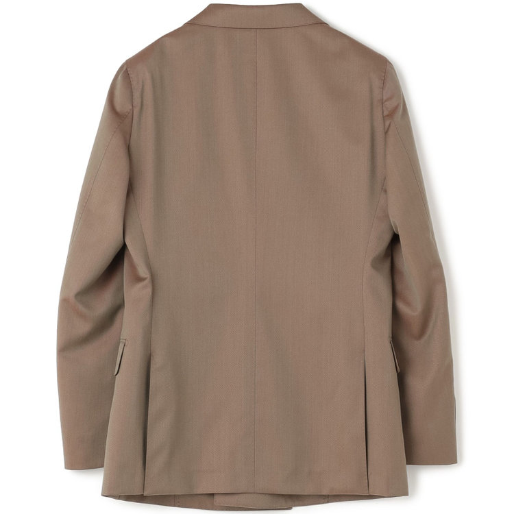 シルバーライン 【CLASSICO TAPERED】【春夏】6釦2掛けダブルスーツ 1タック/ライトブラウン/チェンジポケット/MARZOTTO/※パンツ裾直し必要 茶淡色