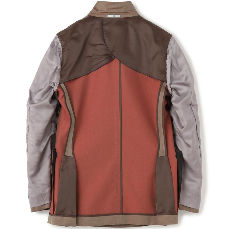 シルバーライン 【CLASSICO TAPERED】【春夏】6釦2掛けダブルスーツ 1タック/ライトブラウン/チェンジポケット/MARZOTTO/※パンツ裾直し必要 茶淡色